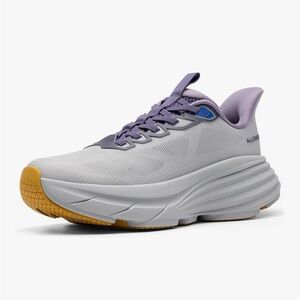 Women's Allswifit Gray and Purple Running Shoes
